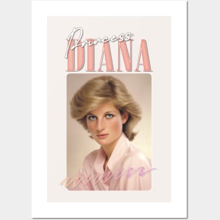 Princess Diana - - 80s Retro Aesthetic Posters and Art